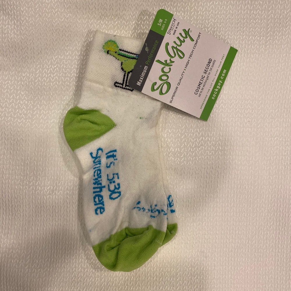 Lot of 2 The Sock Guy NWT women's S/M running